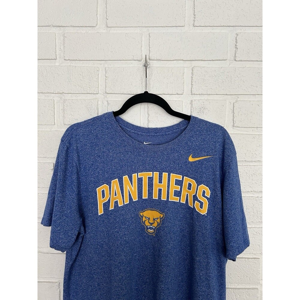 Pittsburgh Panthers The Nike Tee Shirt Mens Large Blue Short Sleeve PITT